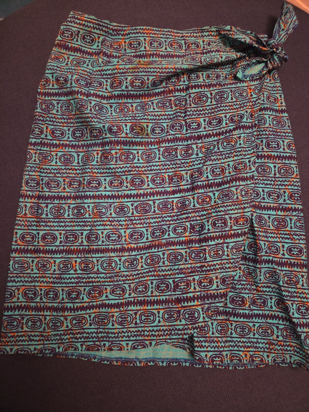 Vintage Nina Jacob Paris Wrap Skirt | Henri Bendel | Made in France